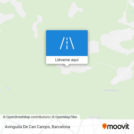 Mapa Avinguda De Can Camps