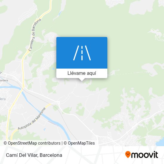 Mapa Camí Del Vilar