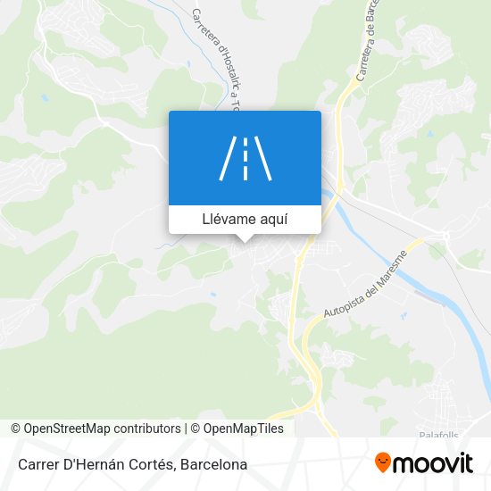Mapa Carrer D'Hernán Cortés