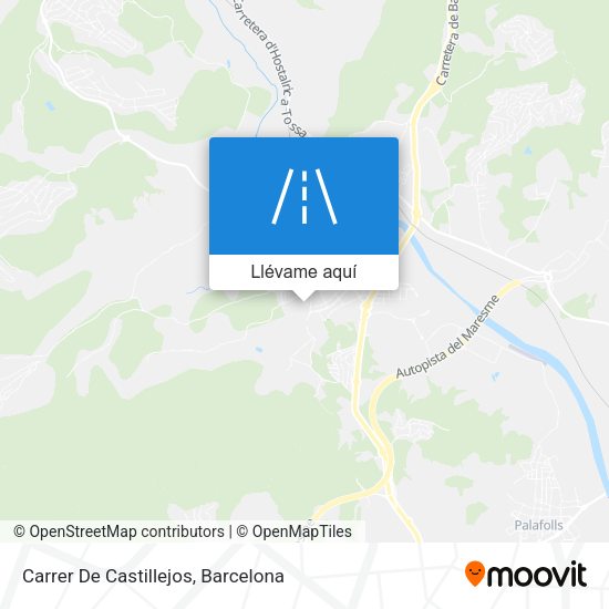 Mapa Carrer De Castillejos