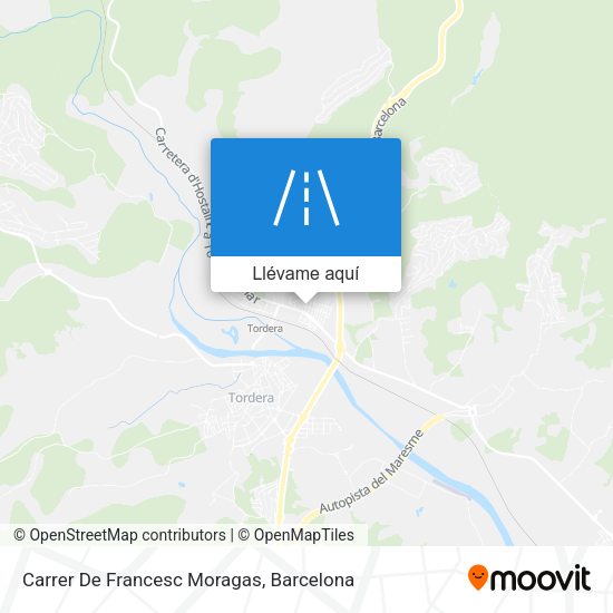 Mapa Carrer De Francesc Moragas