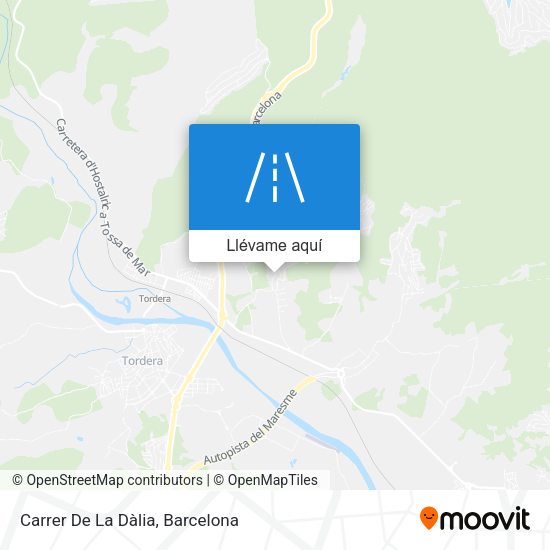 Mapa Carrer De La Dàlia