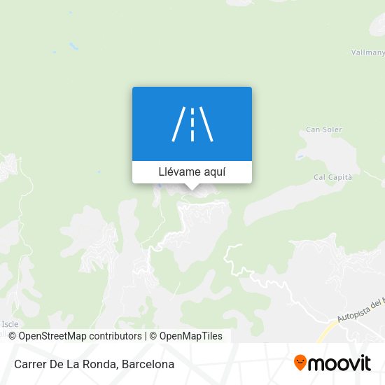 Mapa Carrer De La Ronda