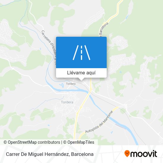 Mapa Carrer De Miguel Hernández