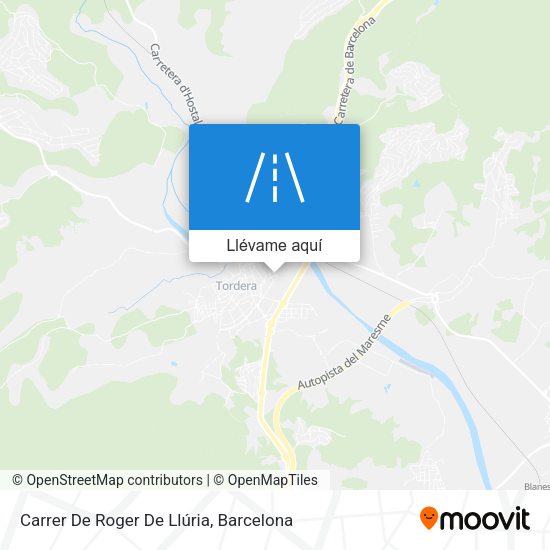 Mapa Carrer De Roger De Llúria