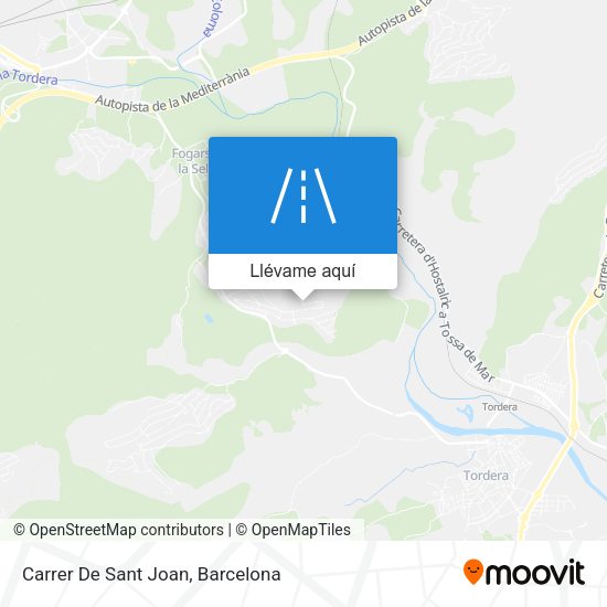 Mapa Carrer De Sant Joan
