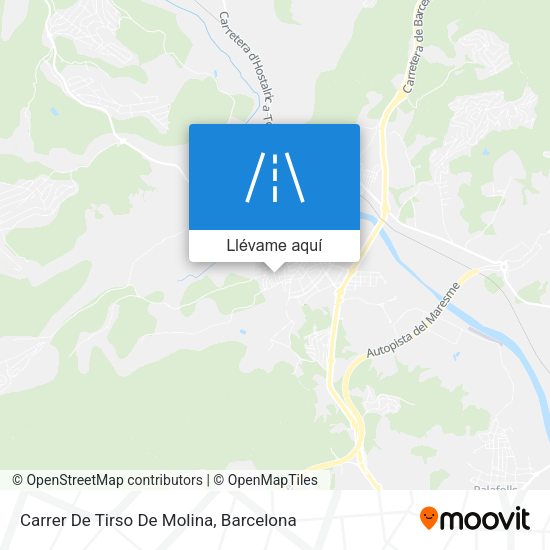 Mapa Carrer De Tirso De Molina