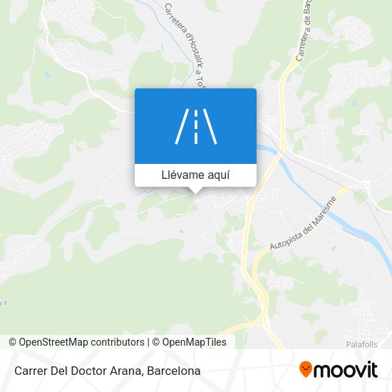 Mapa Carrer Del Doctor Arana