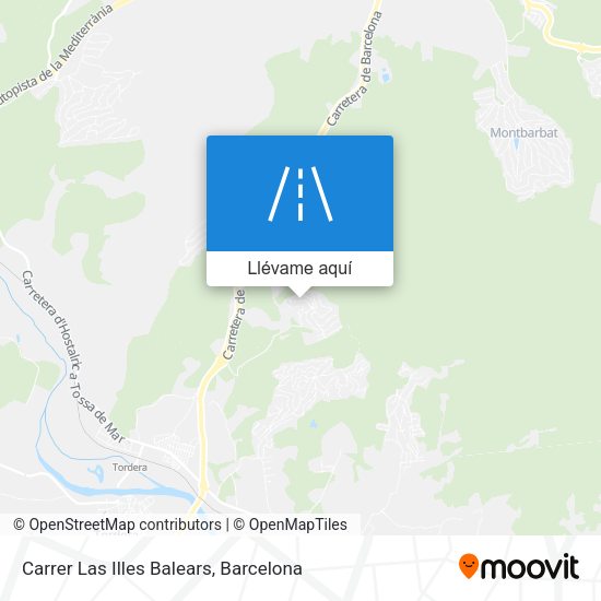 Mapa Carrer Las Illes Balears