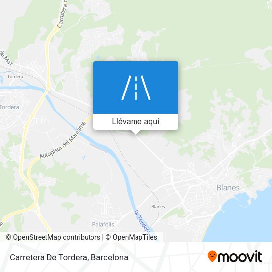 Mapa Carretera De Tordera