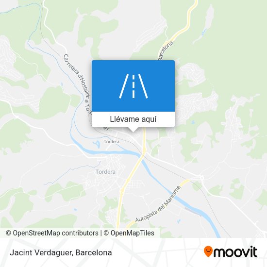Mapa Jacint Verdaguer