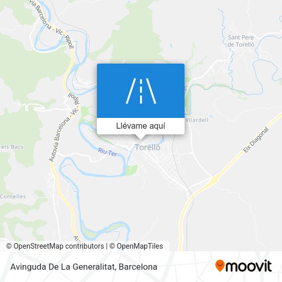 Mapa Avinguda De La Generalitat