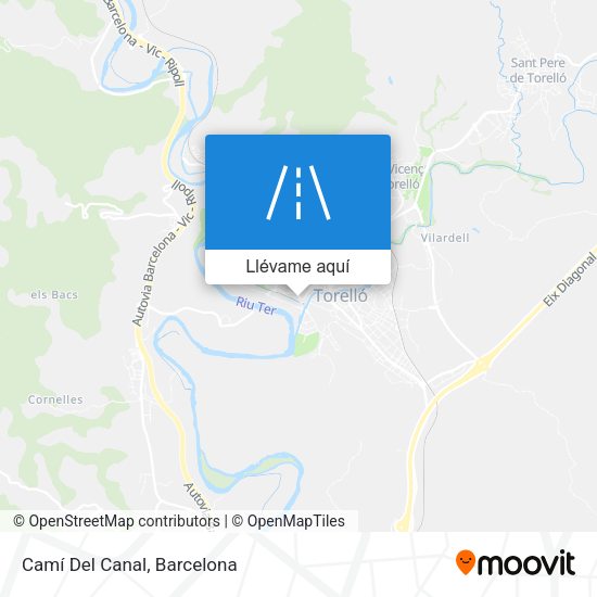 Mapa Camí Del Canal