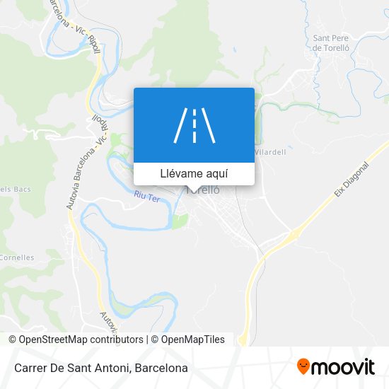 Mapa Carrer De Sant Antoni