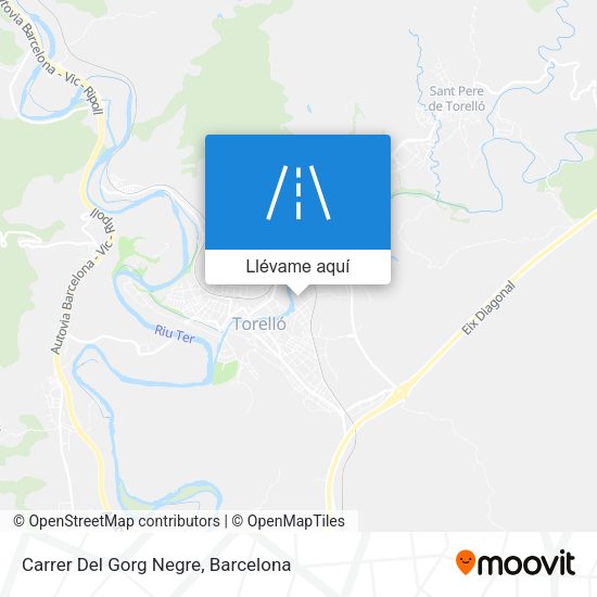 Mapa Carrer Del Gorg Negre