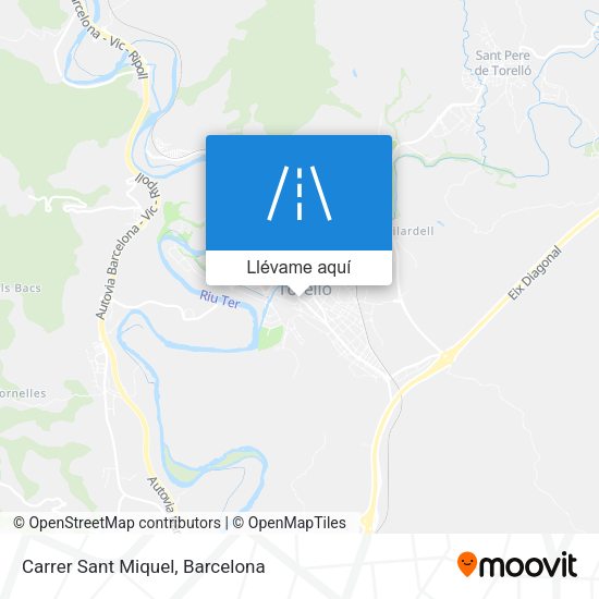 Mapa Carrer Sant Miquel