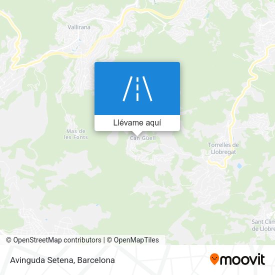 Mapa Avinguda Setena