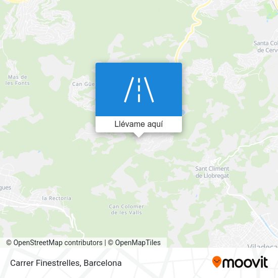 Mapa Carrer Finestrelles