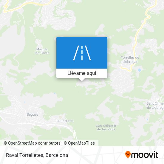 Mapa Raval Torrelletes