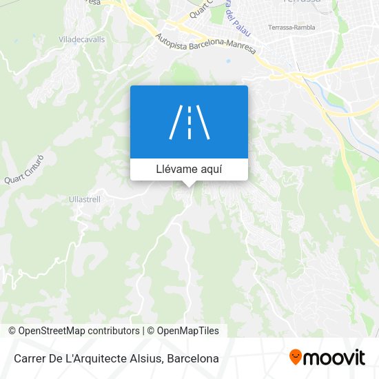 Mapa Carrer De L'Arquitecte Alsius