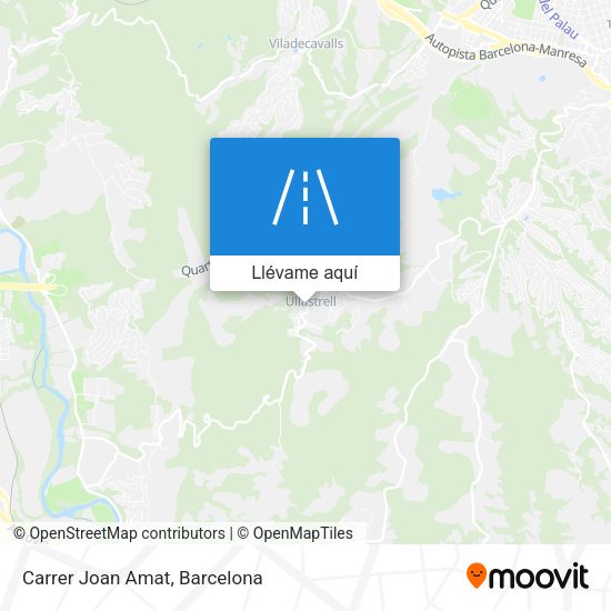 Mapa Carrer Joan Amat