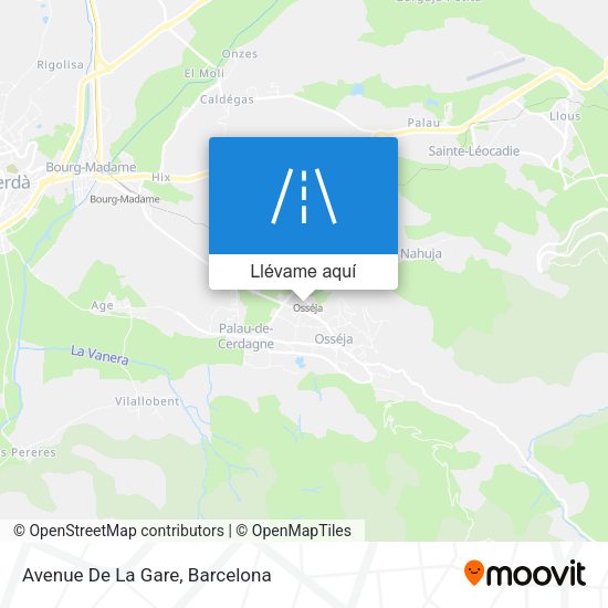 Mapa Avenue De La Gare