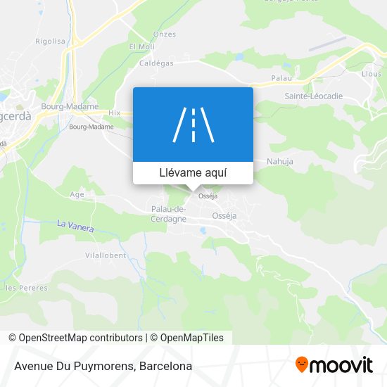 Mapa Avenue Du Puymorens