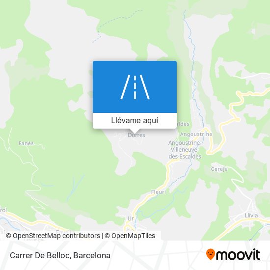 Mapa Carrer De Belloc