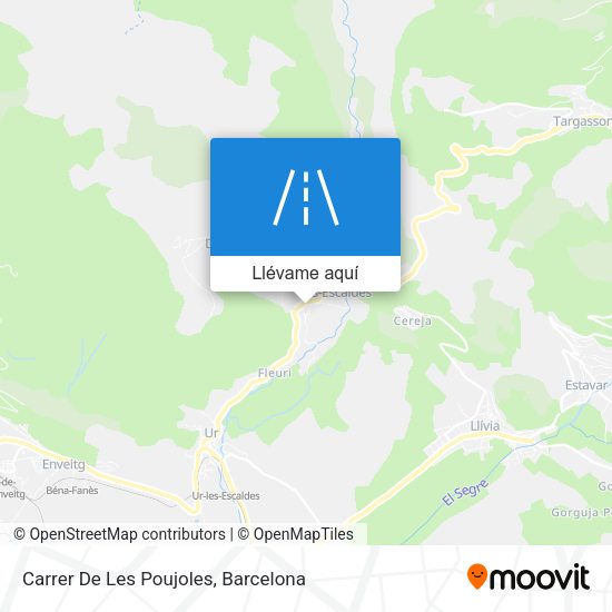 Mapa Carrer De Les Poujoles