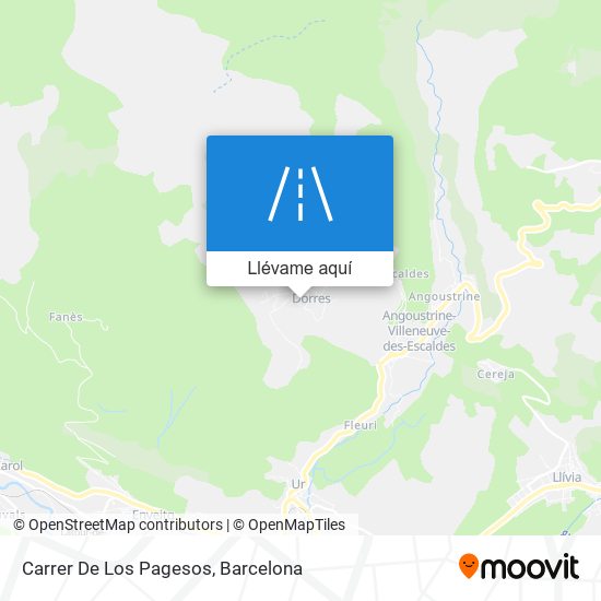 Mapa Carrer De Los Pagesos