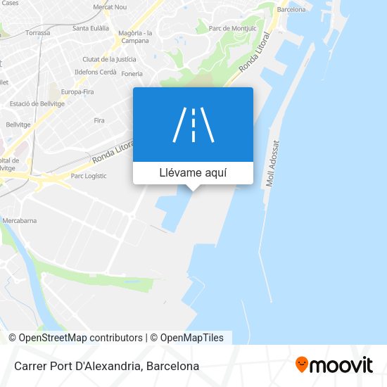 Mapa Carrer Port D'Alexandria