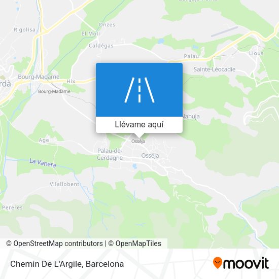 Mapa Chemin De L'Argile