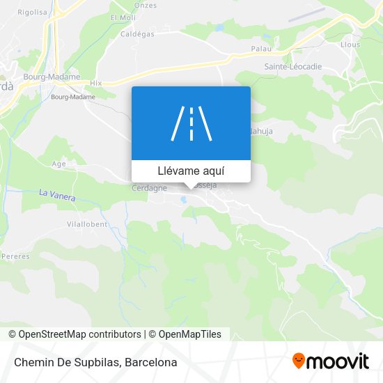 Mapa Chemin De Supbilas