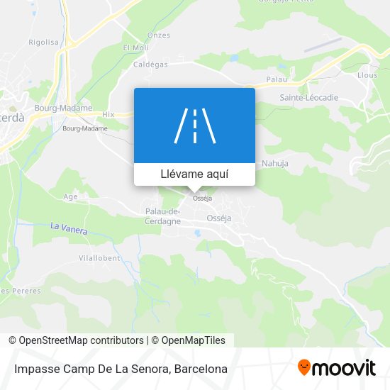 Mapa Impasse Camp De La Senora