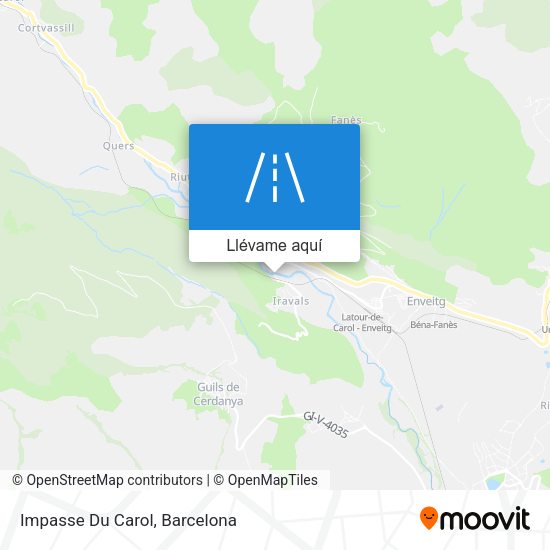 Mapa Impasse Du Carol