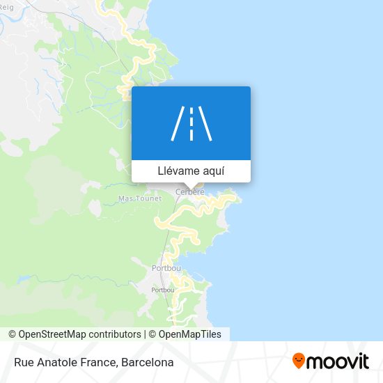 Mapa Rue Anatole France
