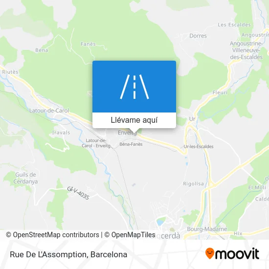 Mapa Rue De L'Assomption