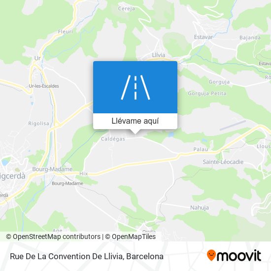 Mapa Rue De La Convention De Llivia