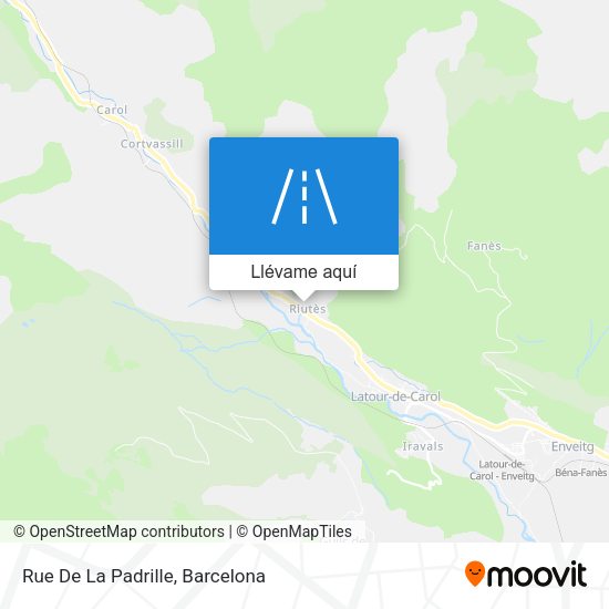 Mapa Rue De La Padrille