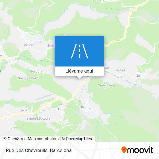 Mapa Rue Des Chevreuils