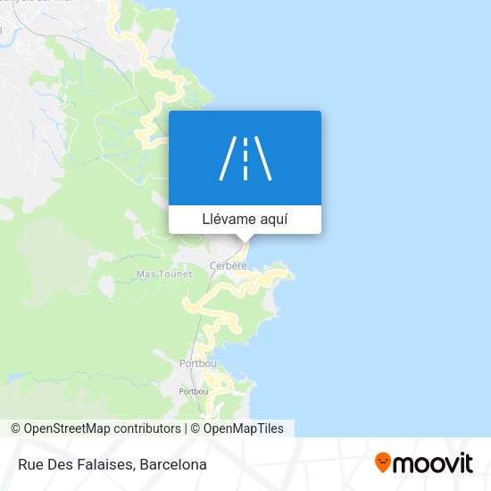 Mapa Rue Des Falaises