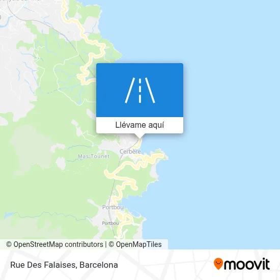 Mapa Rue Des Falaises