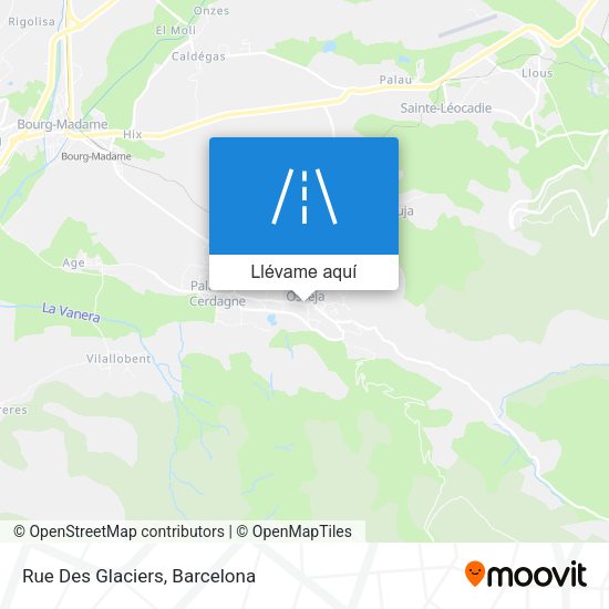 Mapa Rue Des Glaciers