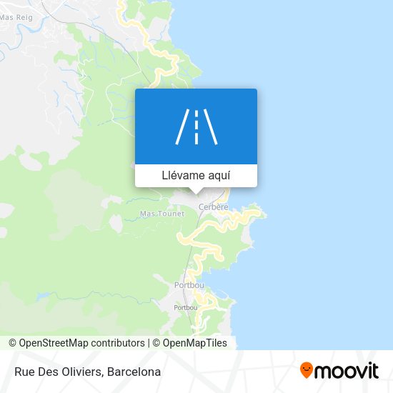 Mapa Rue Des Oliviers