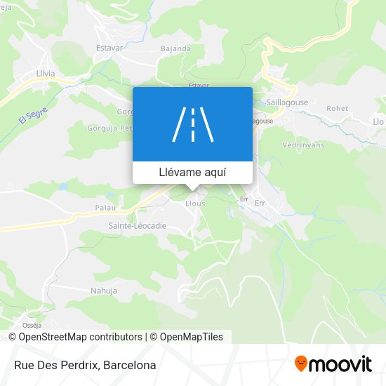 Mapa Rue Des Perdrix