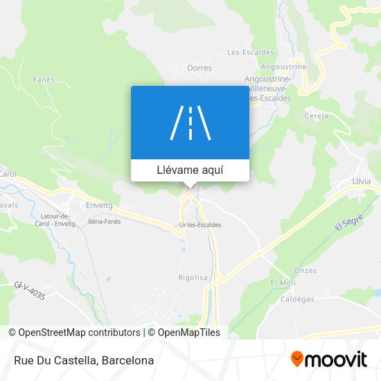 Mapa Rue Du Castella
