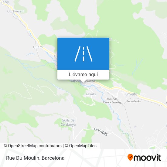 Mapa Rue Du Moulin