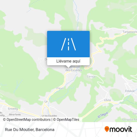 Mapa Rue Du Moutier
