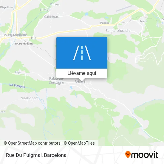 Mapa Rue Du Puigmal
