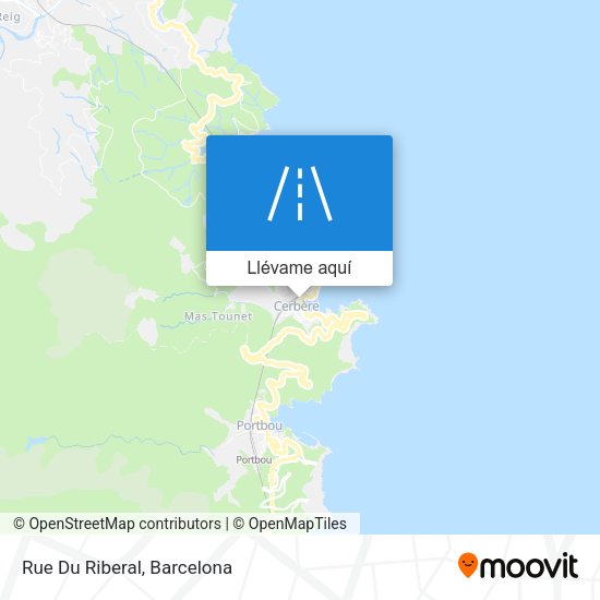 Mapa Rue Du Riberal